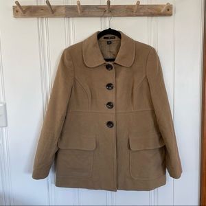 Reserved - GAP Camel Pea Coat Size Large